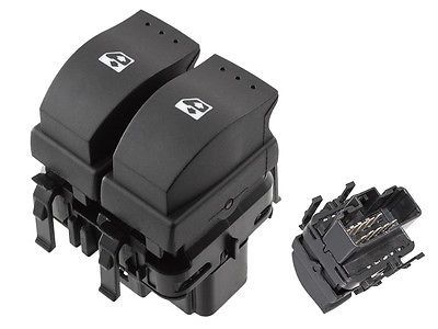 CAM AÇMA DÜĞMESİ ÇİFTLİ SİYAH SOKETLİ MEGANE 2