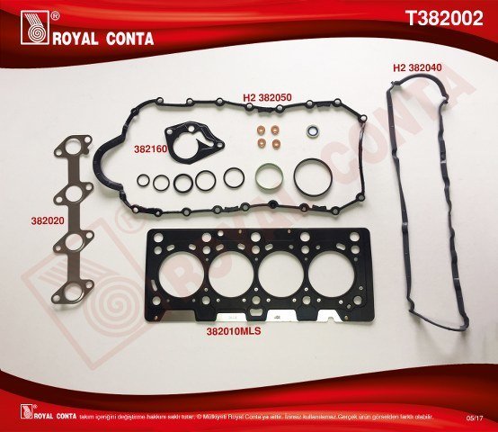 MOTOR TAKIM CONTA ÇOK KATLI ÇELİK CLIO-MEGANE-KANGOO 1.5 DCI K9K