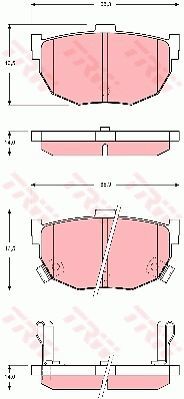 ARKA BALATA CERATO ve SEDAN 1.5CRDI-1.6-2.0-2.0CRDI 04 ELANTRA 1.6 2.0 95 06 COUPE 96-09