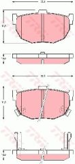ARKA BALATA CERATO ve SEDAN 1.5CRDI-1.6-2.0-2.0CRDI 04 ELANTRA 1.6 2.0 95 06 COUPE 96-09