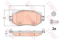 ÖN FREN BALATASI RENAULT MEGANE 4 15 TÜM MOTOR TİPLERİ G:129MM Y:58.4 MM K:18MM