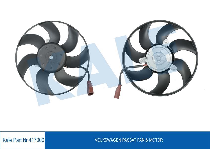 FAN MOTORU DAVLUMBAZLI VW PASSAT 05-07 2.0TDI 200W-296mm