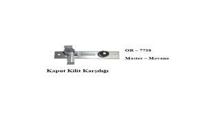 MOTOR KAPUT KİLİT KARŞILIĞI MASTER-MOVANO