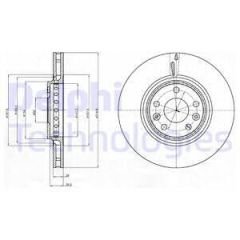 ÖN FREN AYNASI RENAULT GRAND SCENIC 3 09> GRAND SCENIC 4 16> LAGUNA 3 07>15 LATITUDE 11> MEGANE 3 09> MEGANE 4 15> MEGANE E TECH 23> 320x28x5 DELİK HAVA KANALLI