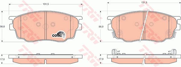 ÖN BALATA MAZDA 6 1.8 02 1.8MZR 2.0MZR 2.2 MZR 2.5MZR 07 09