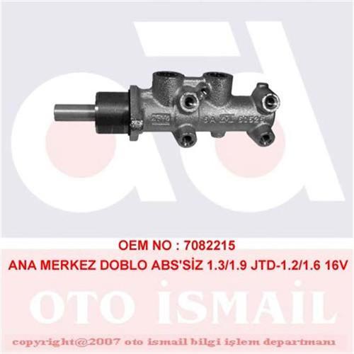 FREN ANA MERKEZİ FIAT DOBLO 01> 1.2 1.3 1.6 1.9D ABS SİZ 22mm