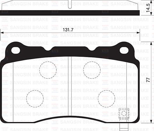 DİSK FREN BALATASI ÖN HONDA CIVIC 2.0 08-15