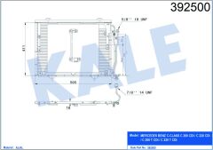 KLIMA RADYATORU MERCEDES W202 S202 W210