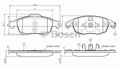 ÖN BALATA C4 PICASSO 1.6HDI 110hp 06 11 PARTNER-TEPE-BERLINGO 08 11 5008 09 DS4-DS5 0986TB2949