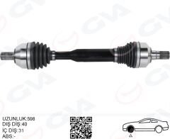 ÖN AKS KOMPLE SOL VOLVO XC60 1 10>15 D3-D4-T5-T6 XC60 2 15> D4 OTOMATİK ŞANZIMAN 8 VİTES