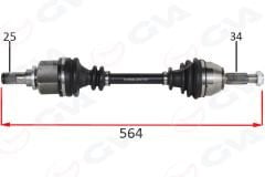 ÖN AKS KOMPLE SOL FORD FIESTA VI 1.0 ECOBOOST 14> B-MAX 14> 1.6TI