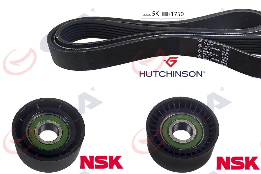 ALTERNATÖR GERGİ KİTİ KÜTÜKSÜZ CLIO 2-KANGOO-MEGANE 1-SCENIC 1-LOGAN1.4-1.6 16V KLİMALI HİDR K015PK1750