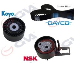 EKSANTRİK GERGİ KİTİ EURO5 139 DİŞ P107-206-207-307-BIPPER-C2-C3-NEMO-XSARA 1.4HDI FIESTA 5-FUSION 1.4TDCI 02-