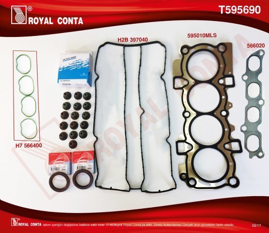 ÜST TAKIM CONTA CORTECO KEÇELİ SUBP.LAST FOCUS 2 1.6 16V 03-07 100HP