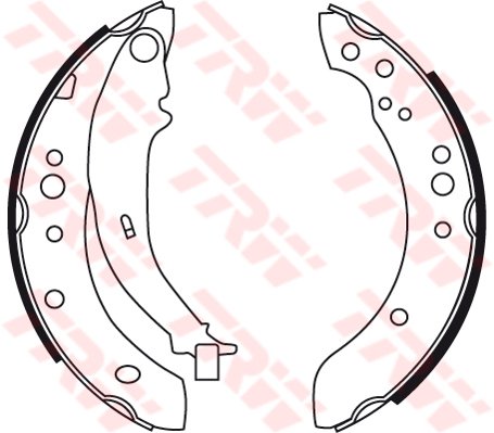 ARKA PABUÇ BALATA COLT 1.1 1.3 1.5DI-D 04 6.12 SMART FORFOUR 04-06 ABS SIZ ARAÇLAR İÇİN 203x38