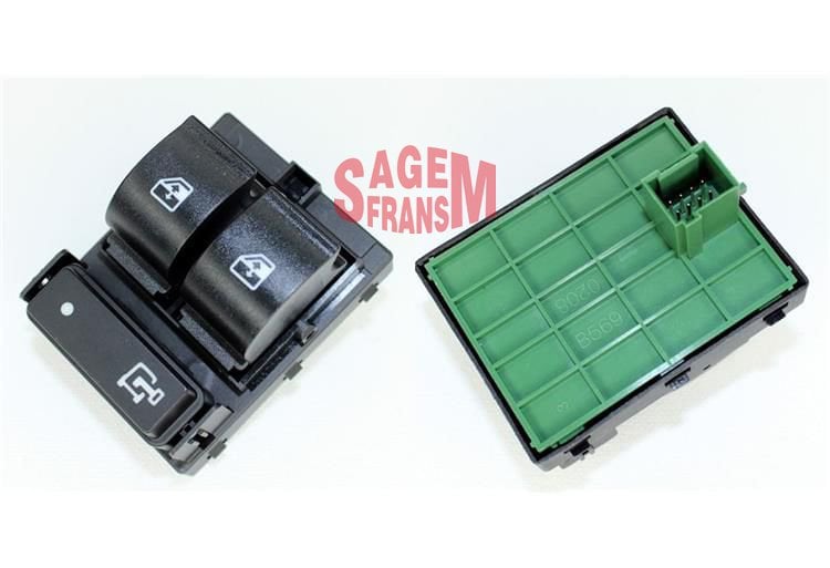 CAM AÇMA DÜĞMESİ ÖN SOL YEŞİL SOKET DUCATO III