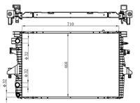 RADYATÖR MULTIVAN 5-TRANSPORTER T5-1.9 TDİ-2.0 AC KLİMASIZ MEK OTOM 713 470 34