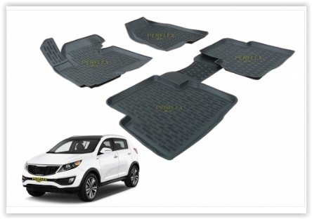 PASPAS 3D X-MAT HAVUZLU KIA SPORTAGE 11-16 SİYAH