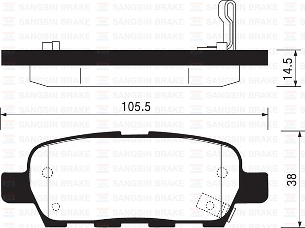 ARKA FREN BALATA NISSAN X-TRAIL 2.0L QR20 T30 01-07