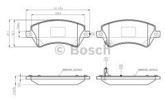 ÖN BALATA COROLLA 1.4-1.6-1.4VVTİ-1.6VVTİ-1.8 VVTİ 02-07 1.4 D4D 04-07 2.0D4D 02-07