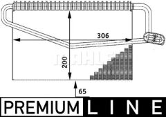 EVAPORATOR MERCEDES W203 CL203 S203 C209 A209 W463