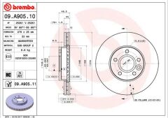ON FREN AYNASI DISK FOCUS 3 11 FOCUS 2 04 11 C MAX 03 07 VOLVO C30 06 12 C70 06 13 S40 2 04 12 V50 05 12 278x25x5DLxHVLI