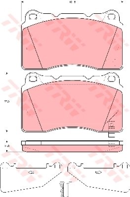 ÖN BALATA ASTRA J 12 INSIGNIA 08 LANCER VI 2.0 EVO VIII 98 08 SAAB 9.5 10 IMPREZA 2.5 05