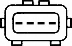 HAVA KÜTLE ÖLÇER DEBİMETRE ASTRA F 98-03 OMEGA B 94-99 VECTRA A 94-95 1.8-2.0 16V X20XEV C18XE-C18SEL-X18XE