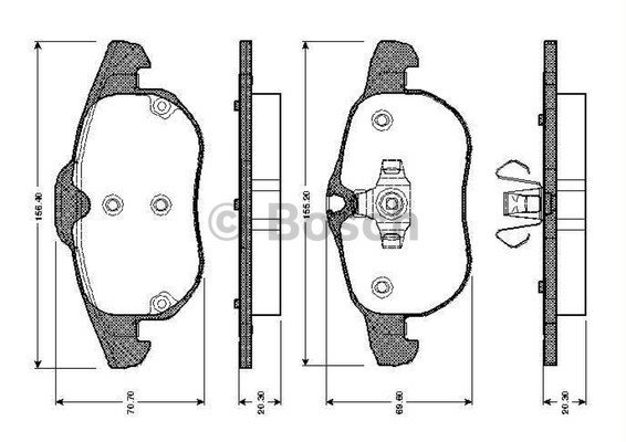 ÖN FREN BALATASI ASTRA H 05>10 VECTRA C 08.02> ZAFIRA B 05>10 SAAB 9.3 02> CROMA 06.05>