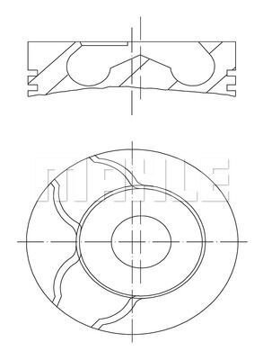 MOTOR PISTON SEGMAN 76.00mm 1.00 CLIO KANGOO 1.5 DCI K9K 26 PIM / 0.20 KISA
