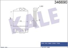 KALORİFER RADYATÖRÜ CORSA C-TIGRA TWINTOP 1.2-1.4-1.8-1.3CDTI-1.7CDTI 00