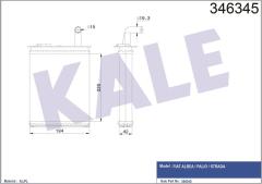 KALORİFER RADYATÖRÜ BRAZİNG PALIO MUSLUKLU 233x195x32