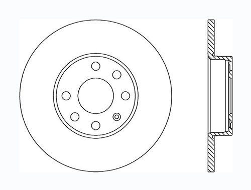 ÖN FREN AYNASI ASTRA G 1.2 16V 98-04 255x11x60x41x4DL