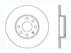 ÖN FREN AYNASI ASTRA G 1.2 16V 98-04 255x11x60x41x4DL