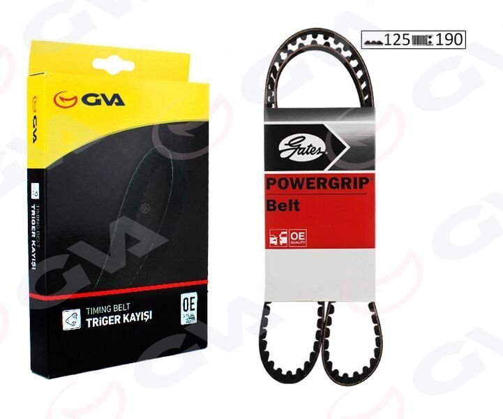 TRİGER KAYIŞI 125x190 RENAULT FLASH-MANAGER-R11-MEGANE 1.7 GD125H9-5P190