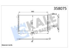 KONDENSER HONDA CR-5 3 2.0 2.2 06- AL/AL