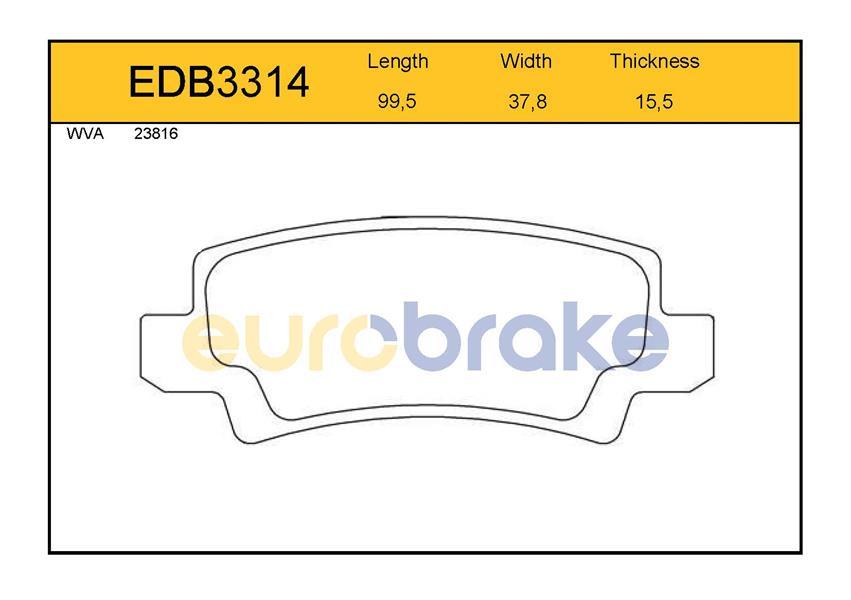 ARKA BALATA COROLLA 1.4 VVTI. 1.6 VVTI 02 GDB3289-FDB1574-LP1864