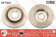 ÖN FREN AYNASI INSIGNIA B 16 INÇ 18 ASTRA J 09 ZAFIRA C 11 CRUZE 09 300x26x5DLxHAVALI 13502051