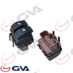 CAM AÇMA ANAHTARI ÖN SOL MEGANE 2 LM-- ÇİFTLİ 10 FİŞ-ÇİFTLİ