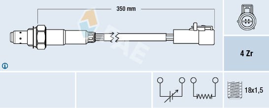 OKSIJEN SENSORU FIESTA 5 FORD KA 1.3 01 08 FIESTA 4 08 FUSION 02 1.25-1.6-1.4 16V