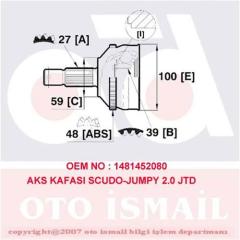 x AKS KAFASI DIŞ SCUDO-JUMPY 2.0 JTD 99 ABS Lİ