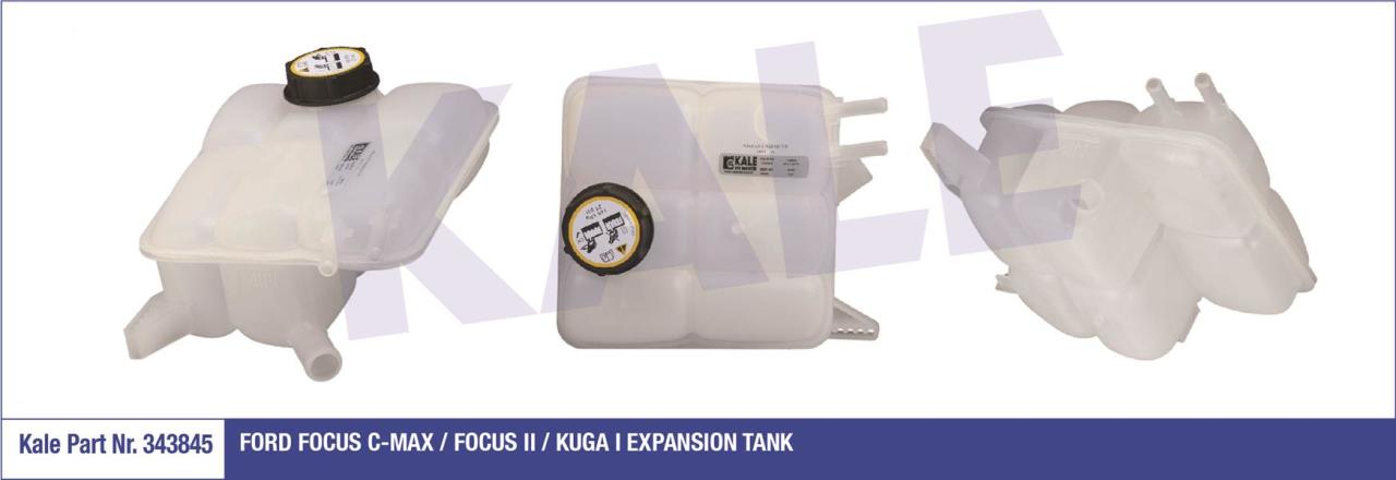 GENLEŞME KAVANOZU RADYATÖR EK SU DEPO KAPAKLI -FOCUS 2 04 11 C-MAX 04 11 1.6 ZETEC BENZINLI KAPAKLI