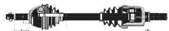 x AKS ÖN SOL TRANSIT CONNECT-TOURNEO CONNECT 1.8 16V-1.8 TDCI 02 90 / 116 PS 635mm