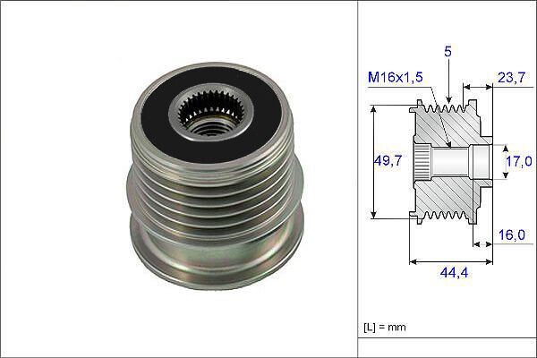 ALTERNATOR KASNAGI MERCEDES A-CLASS W168 98 04