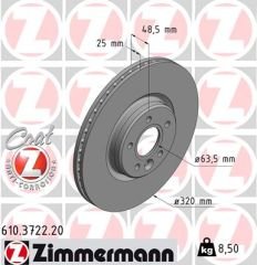 ÖN FREN AYNASI VOLVO S40 2004-2012 C70 2 2006-2013 V40 2012 V50 2004-2012 320 X5-DL
