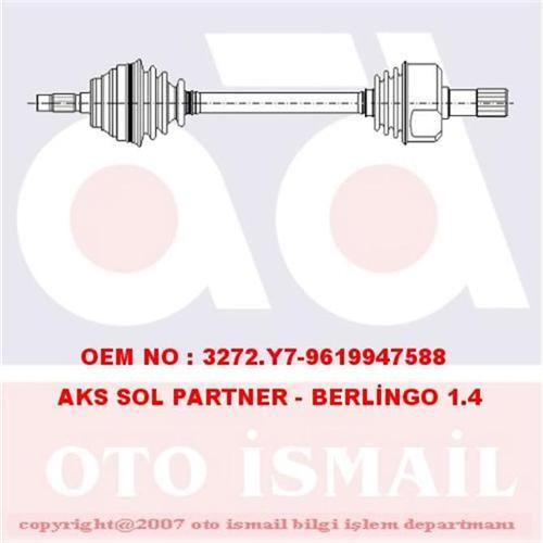 AKS ÖN SOL PARTNER - BERLINGO 1.4 96