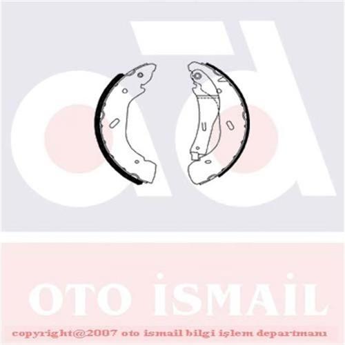 ARKA PABUÇ BALATA TRANSİT V184 2.3 2.4DI 2.4TDE 2.4TDCİ 00-5.06 280x64