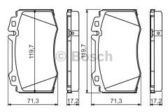 FREN BALATASI ON MERCEDES W203 S203 C209 C219 W211 W220 AMG SPOR TIP