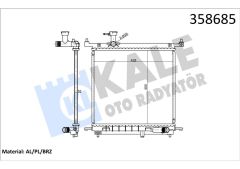 RADYATÖR AL/BRZ NISSAN MICRA 4 1.2 1.2 LPG 10 -15- MT