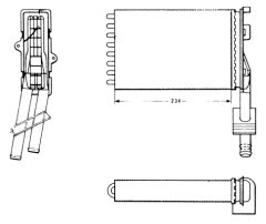 KALORİFER RADYATÖRÜ R21 OPTIMA-CNCRD AC KLİMASIZ 234x157x42 2 SIRA AL PL SİSTEM